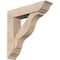 Ekena Millwork Funston Traditional Smooth Bracket w/ Offset Brace, Douglas Fir, 7 1/2"W x 32"D x 32"H BKT0806X32X32FST01SDF - alternate 1